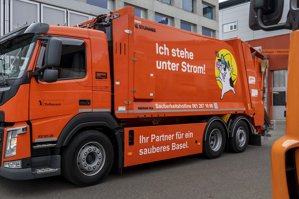Basler Tiefbauamt erhält neue E-Fahrzeuge für 17,7 Millionen Franken