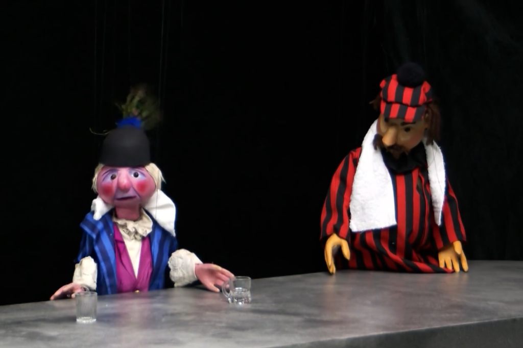 Interview der besonderen Art: Kult-Schnitzelbangg «Antikeerper» im Fernseh-Studio