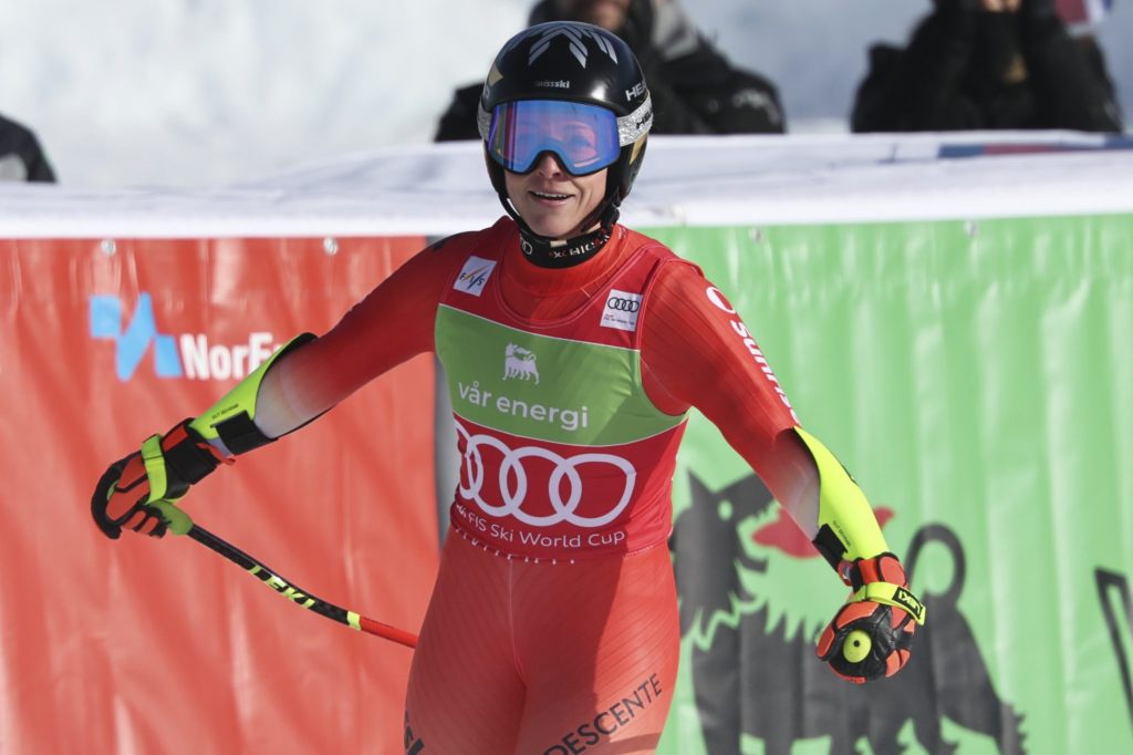 Lara Gut-Behrami verpasst den Sieg im Super-G von Kvitfjell ganz knapp