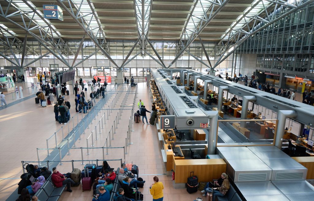 Wegen eines Streiks ist der Flughafen Hamburg heute geschlossen