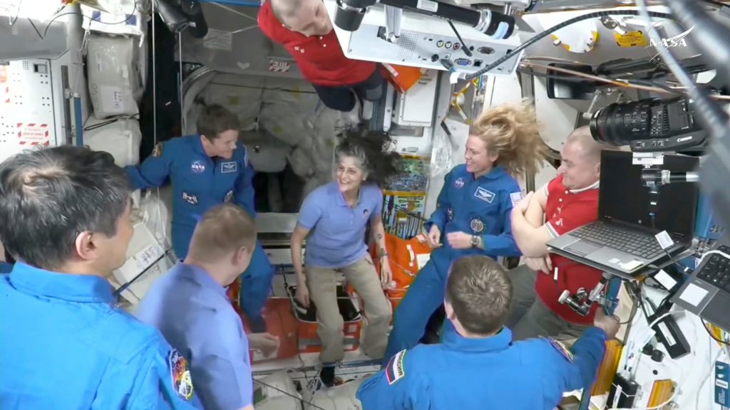Gestrandete ISS-Astronauten sollen am Dienstag zurückkehren