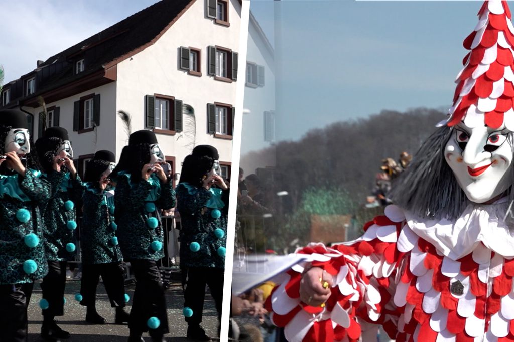 «S&#8217; isch zum Hüüle» &#8211; Ganz im gegen des Sujet feiert Pratteln im Sonnenschein die Fasnacht