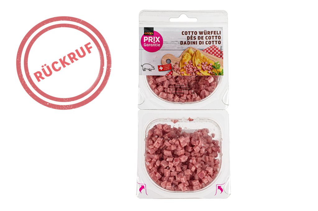 Listerien in Cotto Würfeli von Coop nachgewiesen