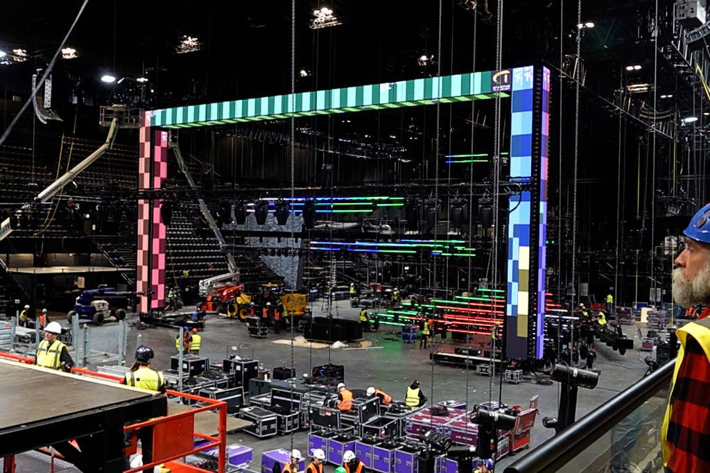 Ein Blick in die Monster-Baustelle des ESC