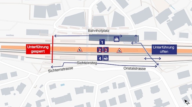 «Vierspurausbau Liestal» sorgt für Fahrplanänderungen und Zugausfälle