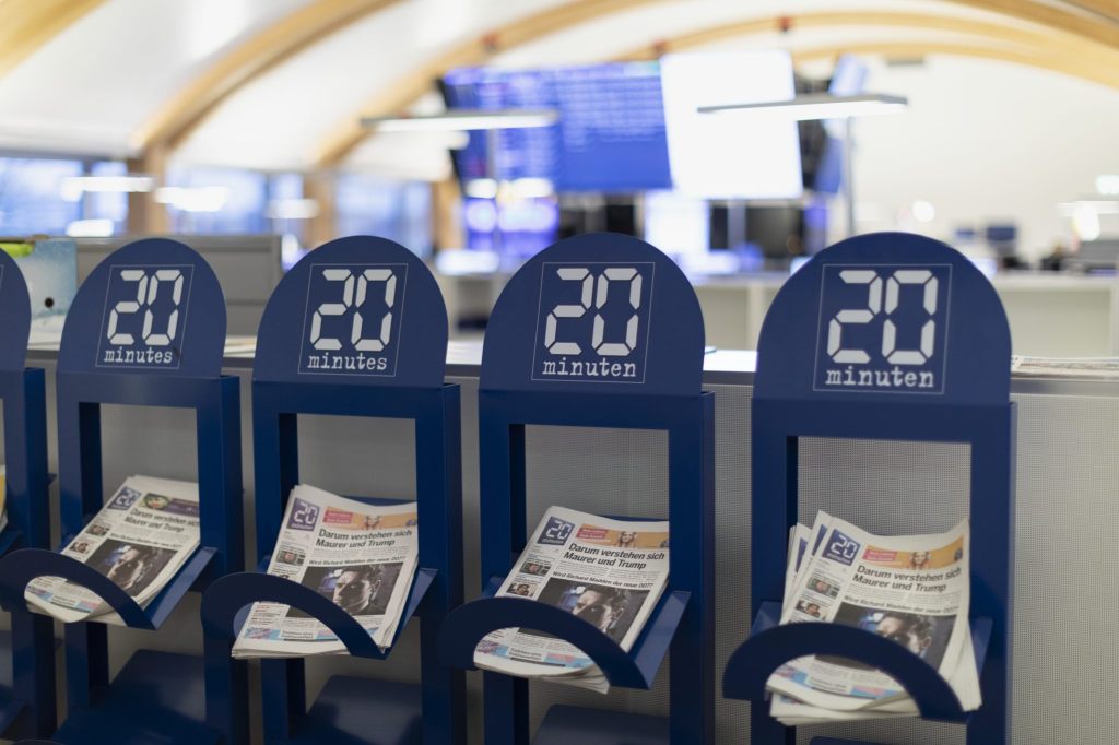 20 Minuten stellt tägliche Printausgabe ein