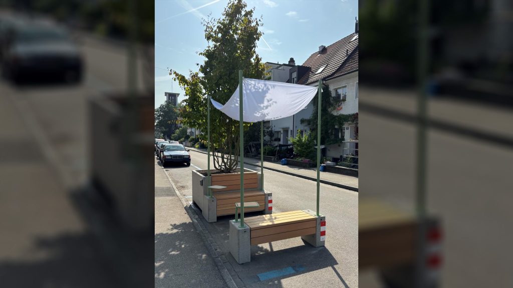 Flexibler, weniger CO2 und mehr Grün: Kanton testet Möbel für Begegnungszonen
