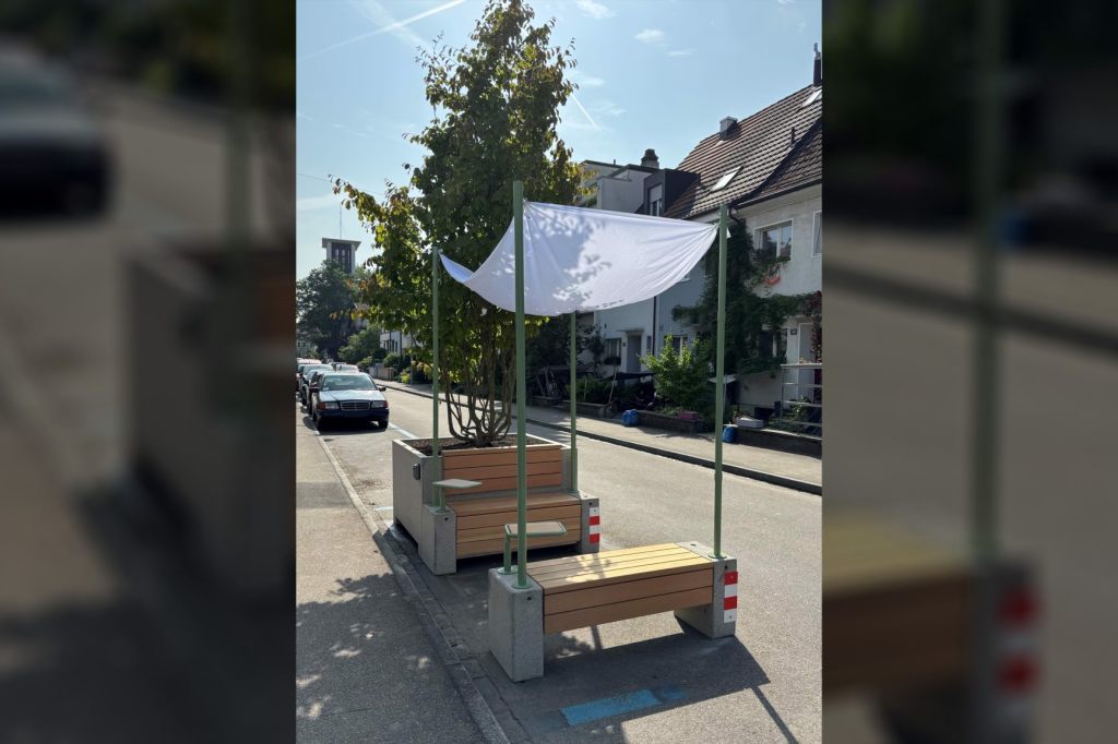 Flexibler, weniger CO2 und mehr Grün: Kanton testet Möbel für Begegnungszonen