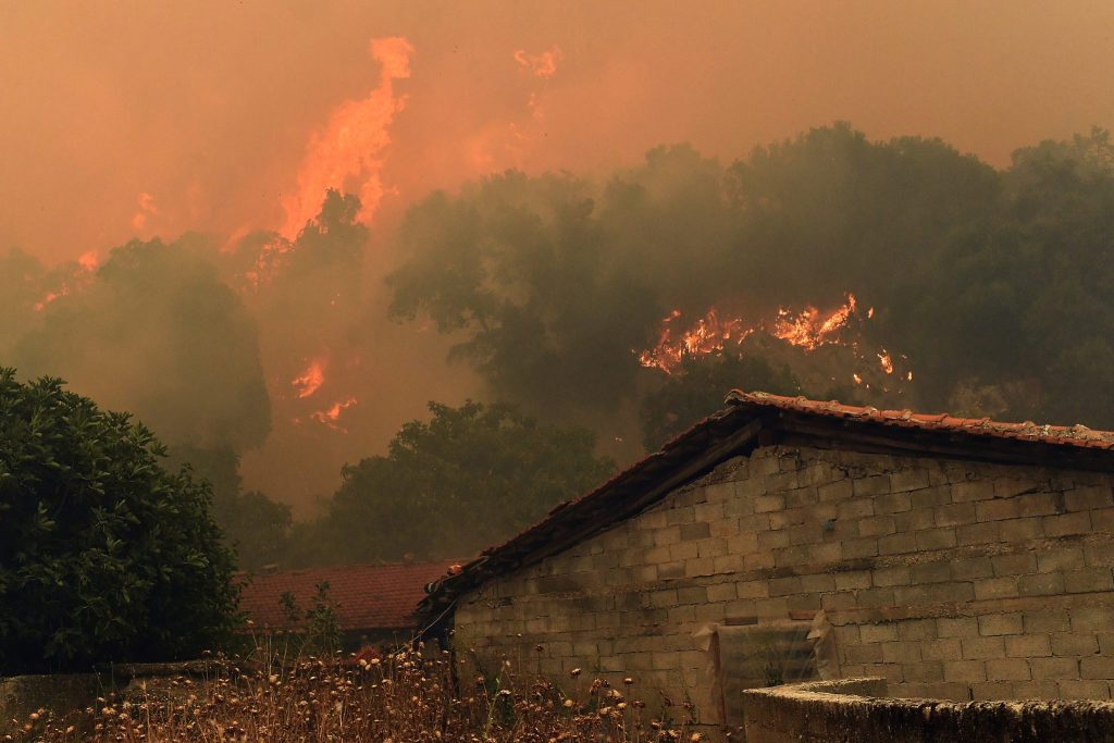 Extrem hohe Waldbrandgefahr in Griechenland