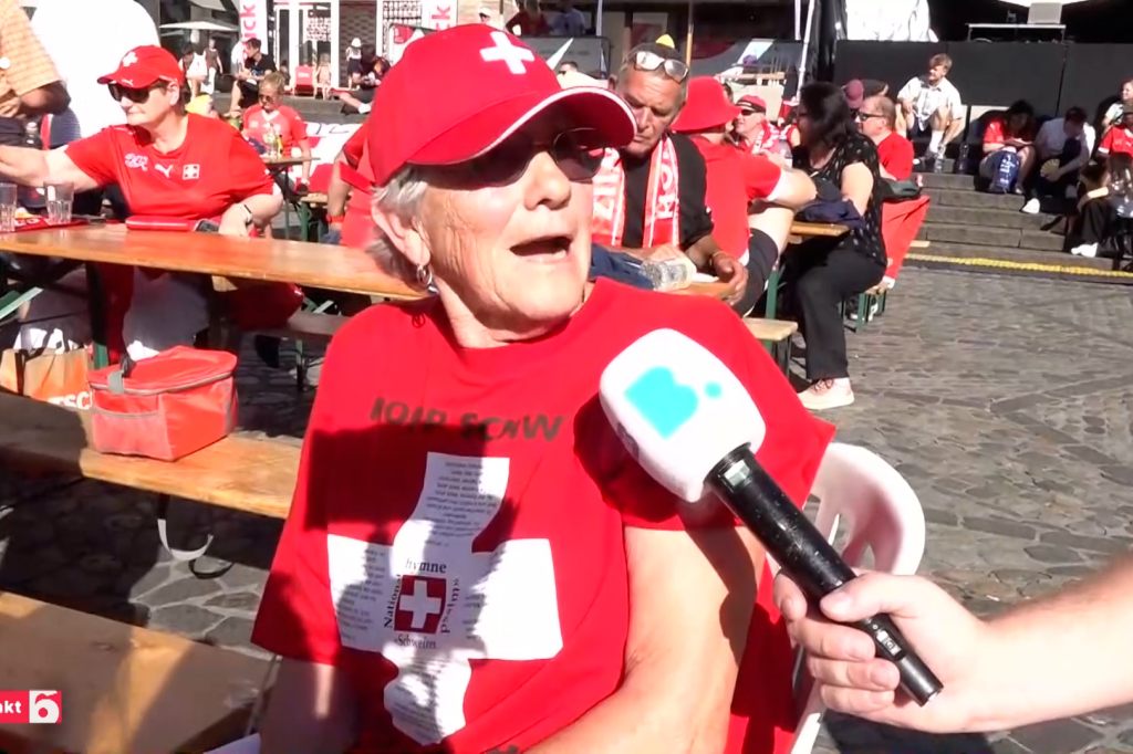 Schweizer Fan zuversichtlich: «Die Schweiz gewinnt, das Tor fällt erst am Schluss»