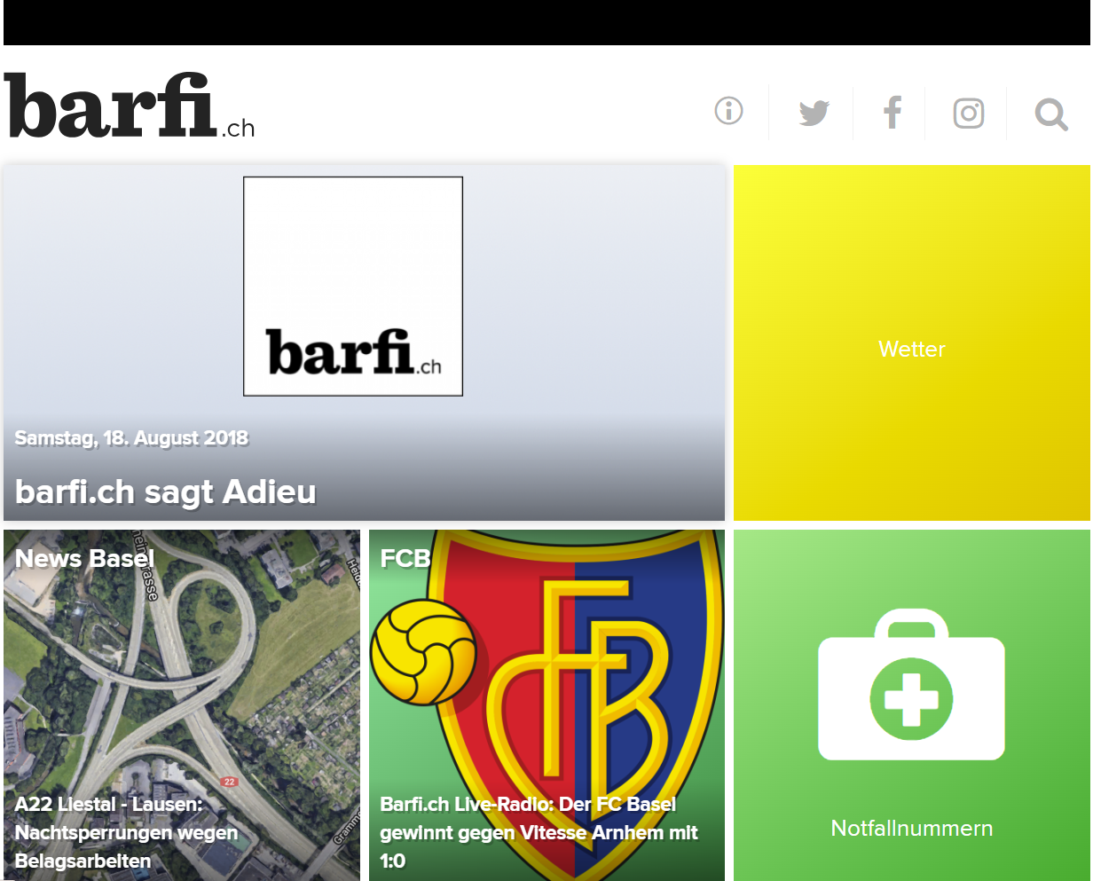 Barfi.ch vor Neustart: Onlineportal soll wiederbelebt werden