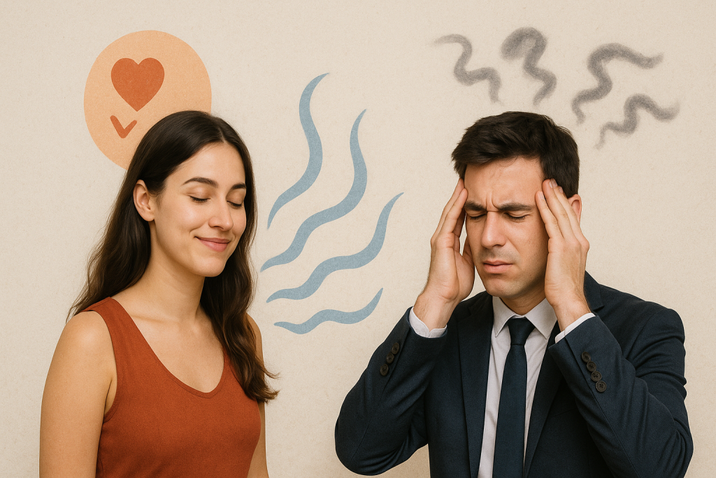 Der Körpergeruch von fruchtbaren Frauen senkt den Stress bei Männern