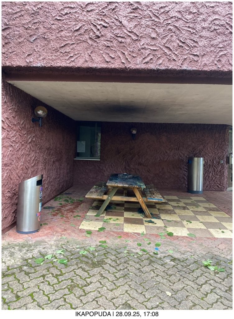 Holztisch-Brand bei Kirche in Flüh: Polizei sucht Zeugen