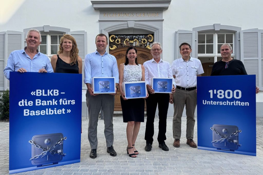 Komitee um Peter Riebli reicht BLKB-Gesetzesinitiative ein