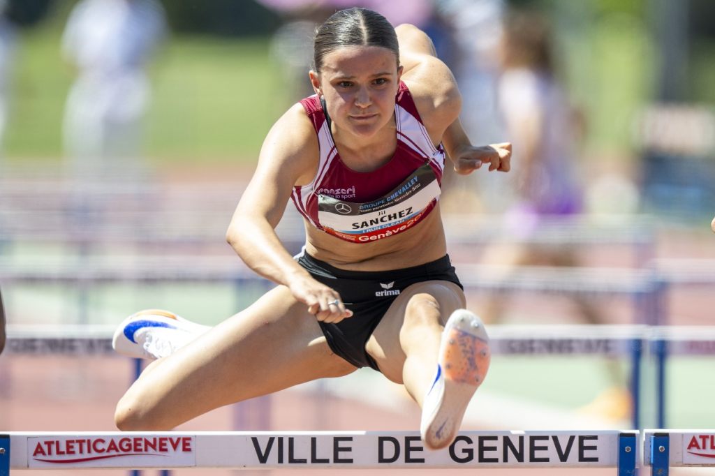 Jil Sanchez holt Hürden-Gold für die Schweiz