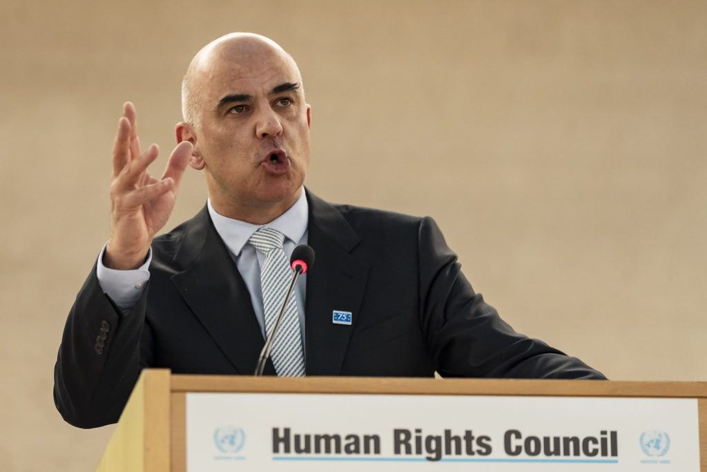 Alain Berset nimmt seine Arbeit am Mittwoch wieder auf