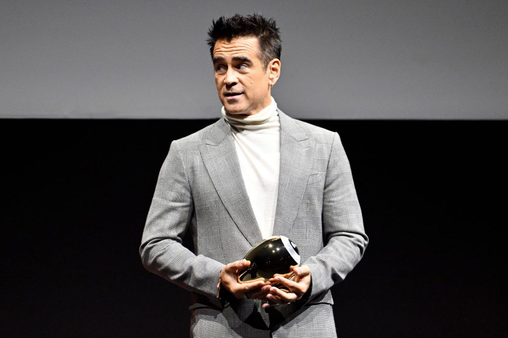 Colin Farrell nimmt am ZFF den Golden Icon Award entgegen