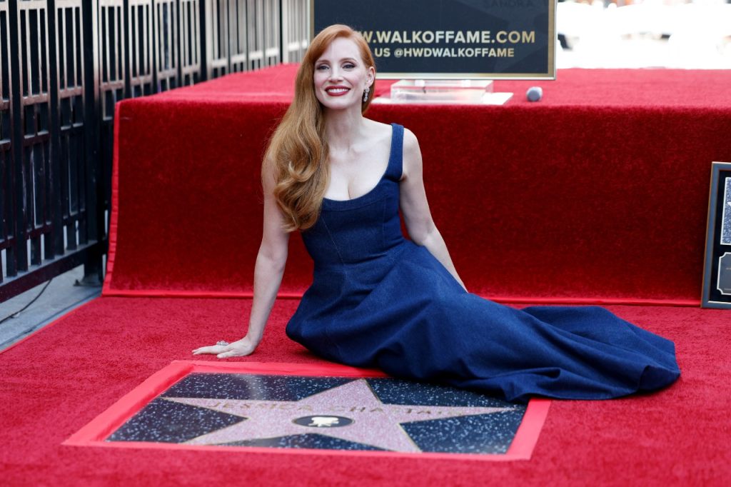 Jessica Chastain erhält Stern auf dem Walk of Fame