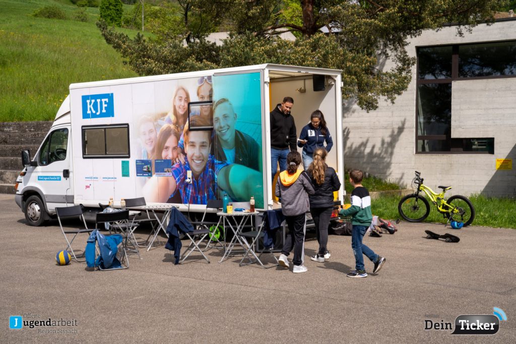 Jugendmobil kam gut an bei den Kindern der Region