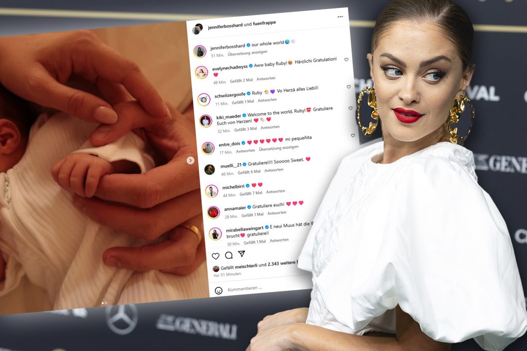 Jennifer Bosshard ist Mama geworden