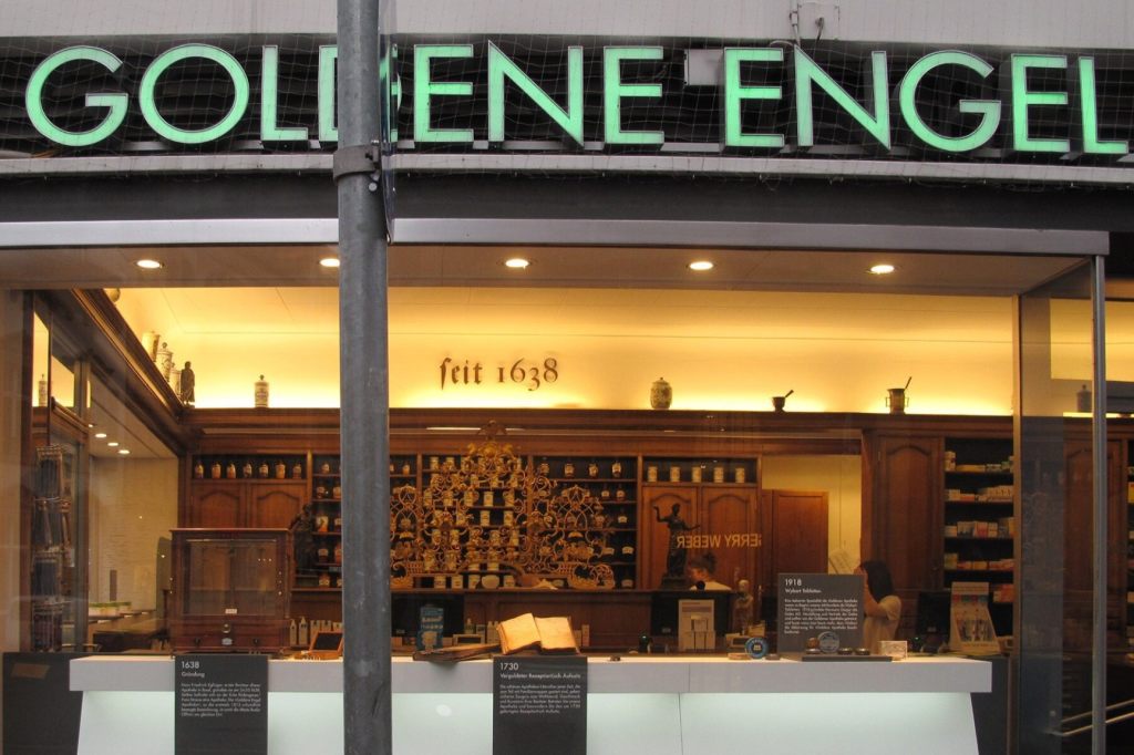 Goldene Engel Apotheke in der Freien Strasse schliesst ihre Türen