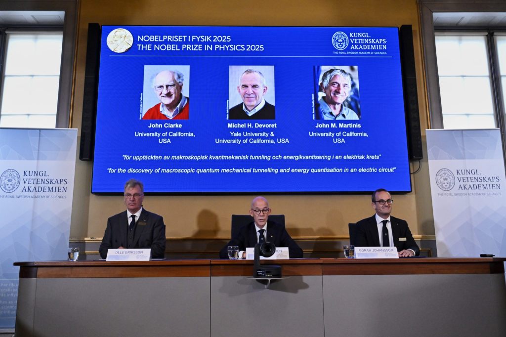 Physik-Nobelpreis geht an drei Quantenforscher