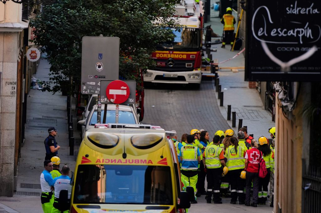 Vier Tote nach Gebäudeeinsturz in Madrid