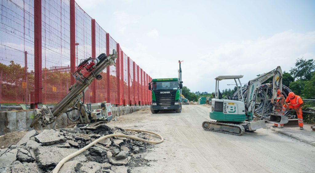 Bau des neuen Zolli-Parkhauses ist mit grossem Aufwand verbunden