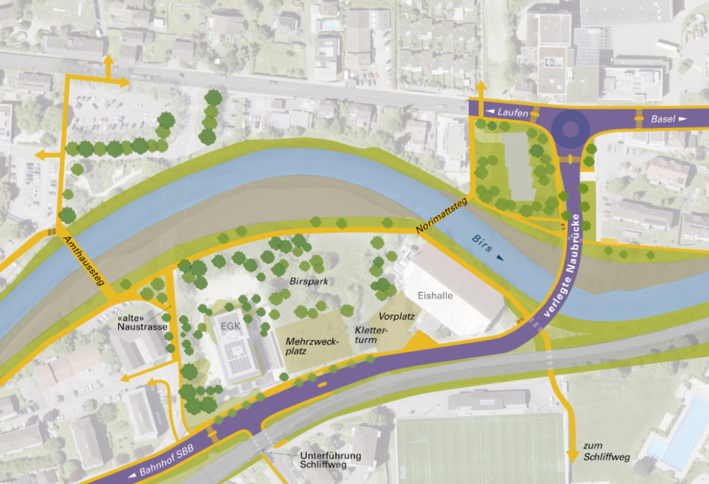 Neue Naubrücke spaltet das Laufental