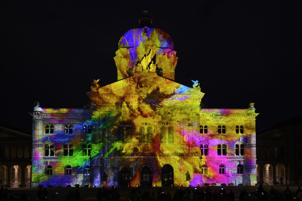 465’000 Menschen verfolgten Lichtshow am Bundeshaus