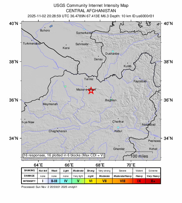Zahl der Toten bei Erdbeben in Afghanistan steigt