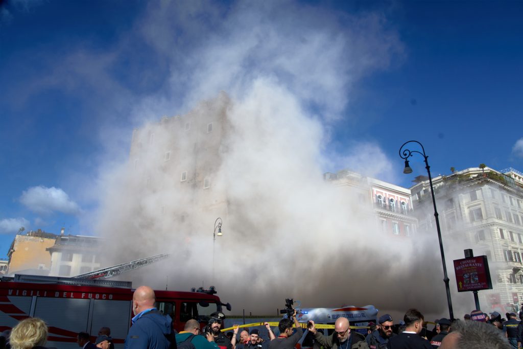 Mittelalterlicher Turm in Rom stürzt ein – ein Verletzter