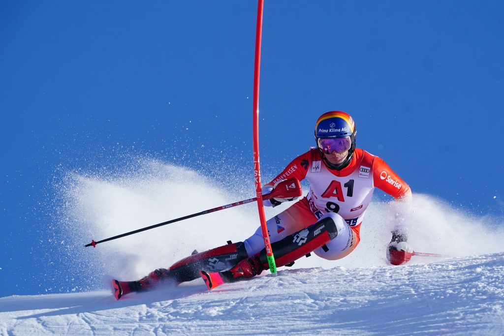 Tanguy Nef wiederum knapp neben dem Podest