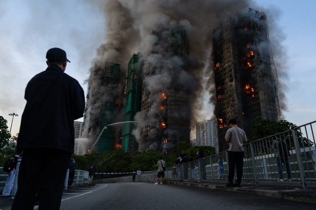 Mindestens vier Tote nach Grossbrand in Hongkong