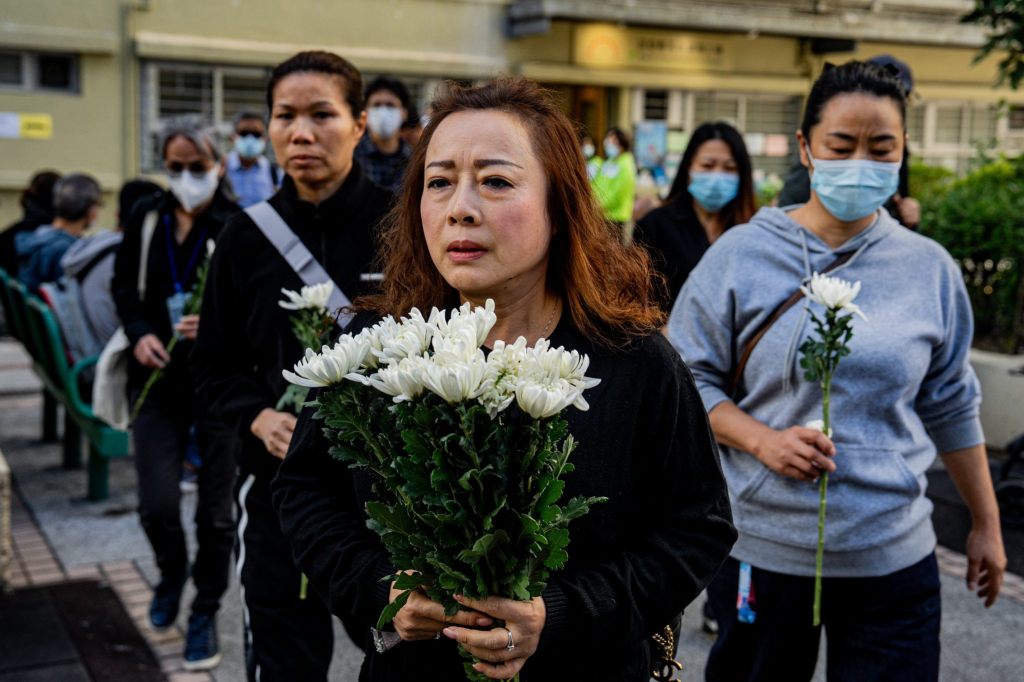 Nach Grossbrand: Hongkong ruft dreitägige Trauerzeit aus