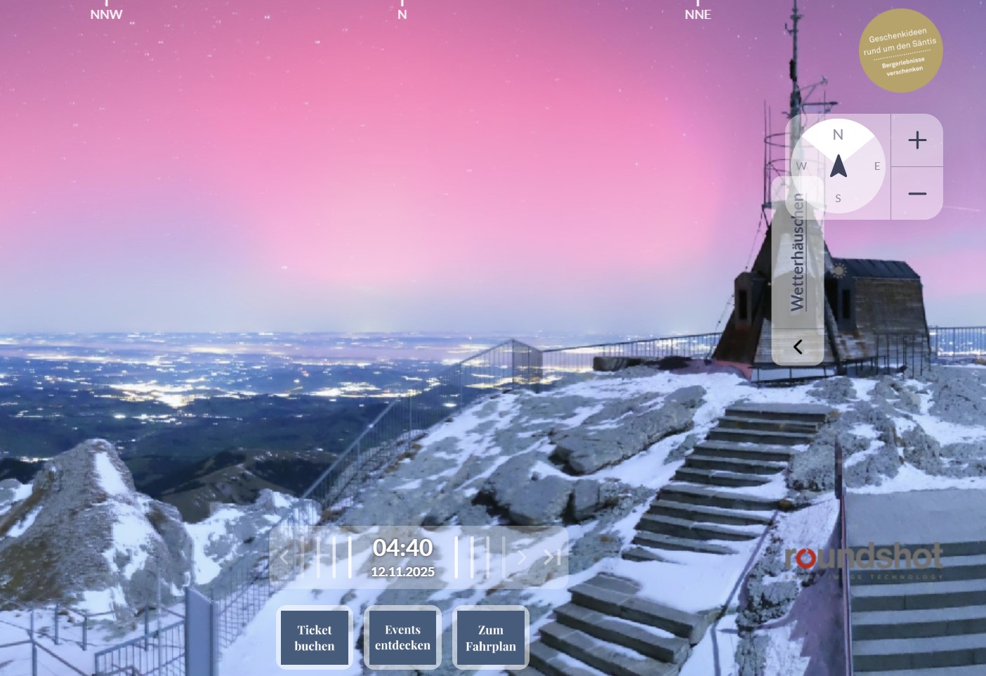 Polarlichter über der Schweiz wegen starkem Sonnensturm