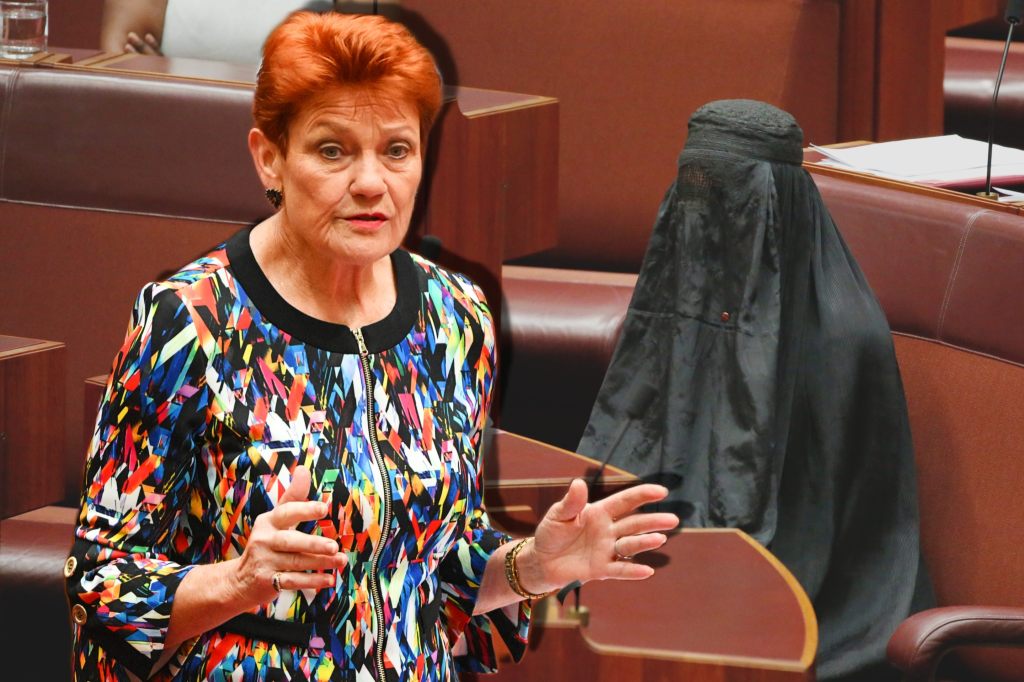 Australische Senatorin wegen Burka-Auftritts suspendiert