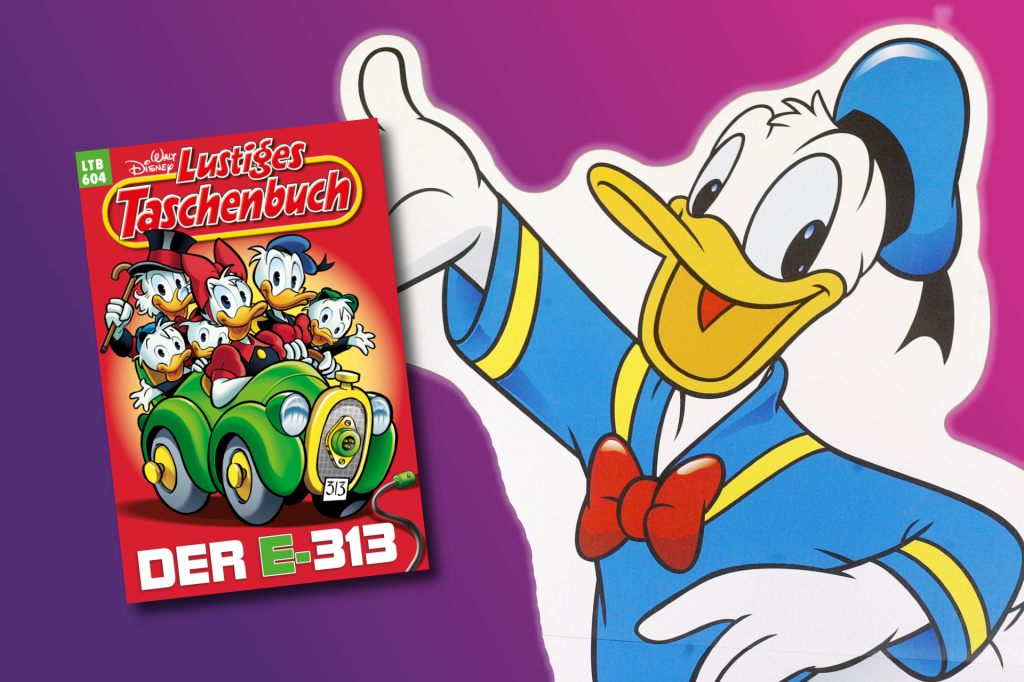 Donald Duck fährt jetzt E-Auto