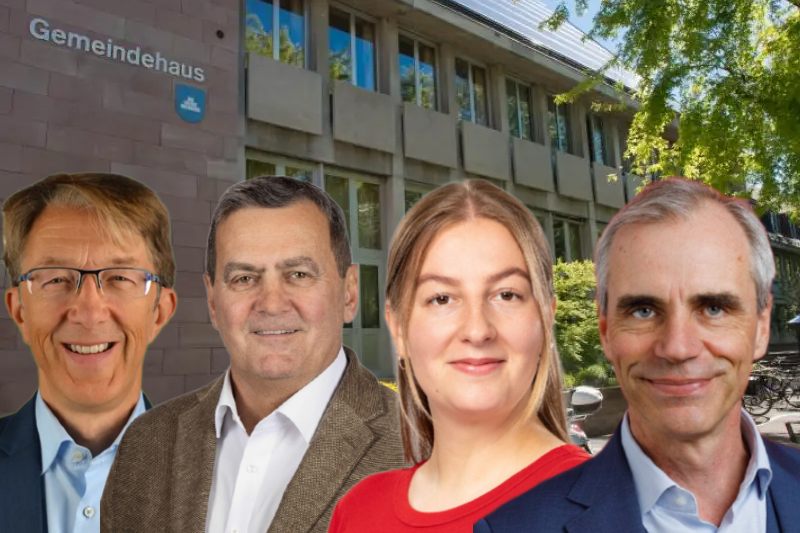 Vier Kandidaten für zwei übrige Gemeinderatssitze in Riehen BS