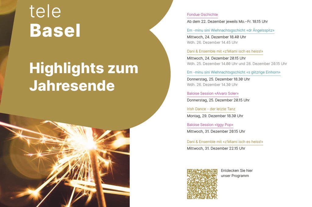 Das ist das Festtagsprogramm auf Telebasel