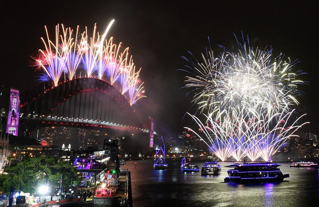 Riesenfeuerwerk in Sydney trotz Terror – aber schwer bewacht