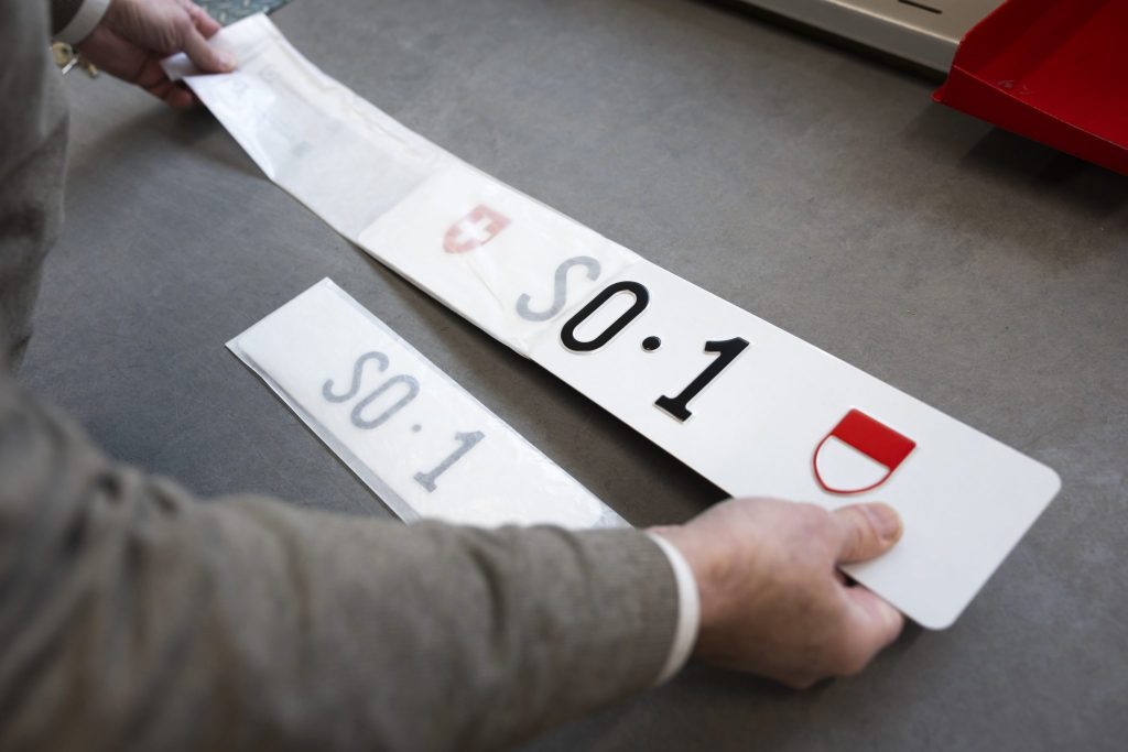 Die Autonummer SO 1 wird nochmal neu versteigert