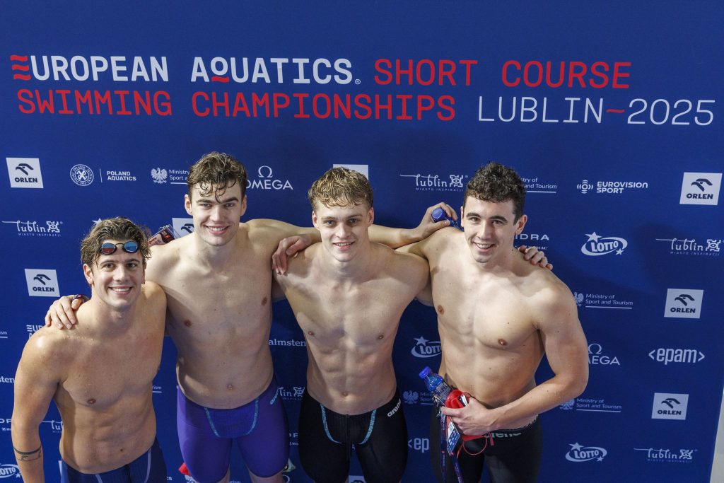 Schweizer 4×50-m-Lagenstaffel mit Rekord im Final