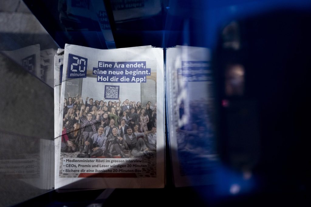 «20 Minuten» feiert sich zum Abschied der Printausgabe selbst