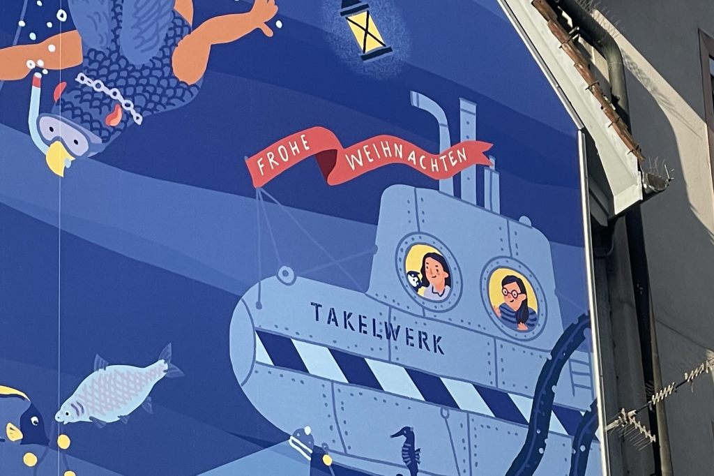 Winter Art Project von Oris: Abtauchen in die Unterwasserwelt des Rheins