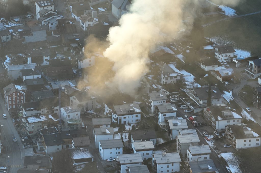 Haus in Flims nach Brand nicht mehr bewohnbar