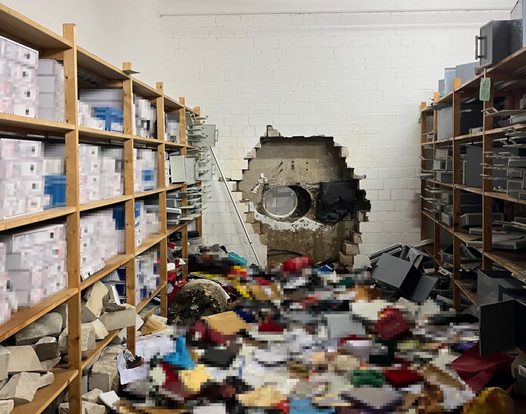 Bankraub in Gelsenkirchen: Tür war manipuliert