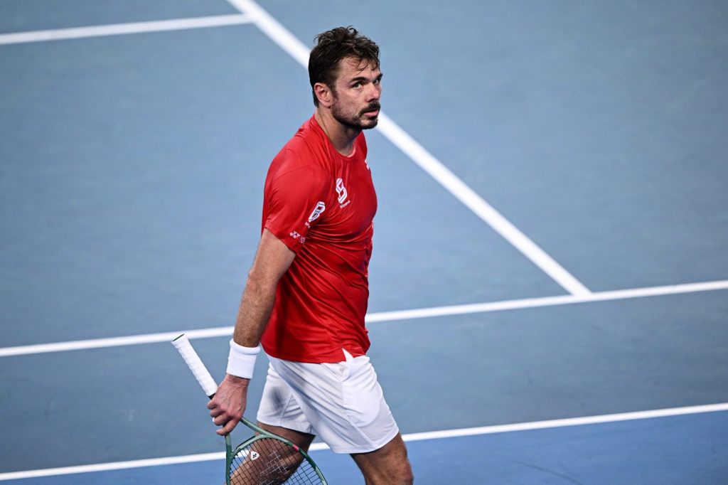 Wawrinka bei seinem letzten Australian Open gegen Djere