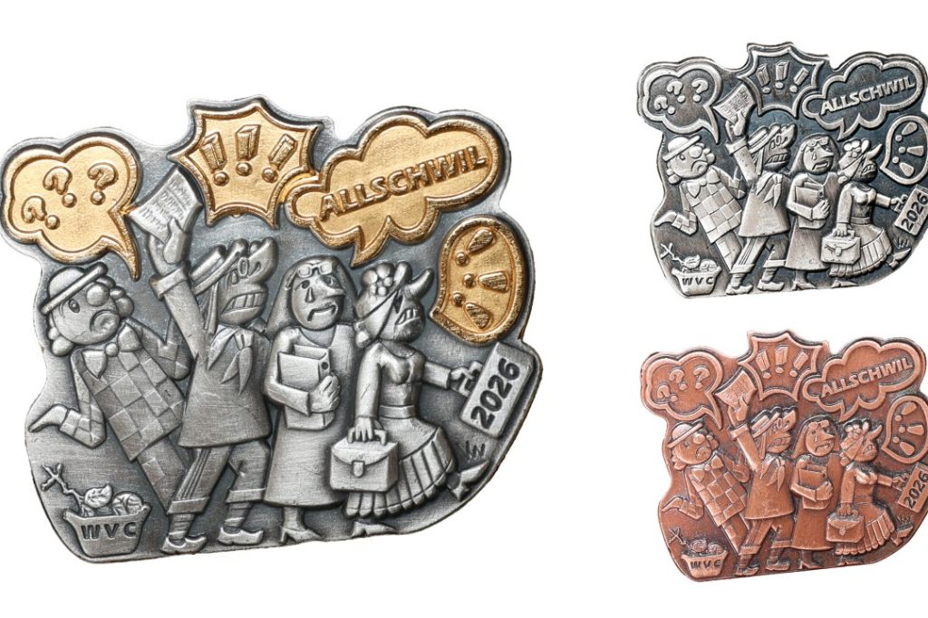 Allschwiler Fasnacht: Plakette thematisiert Krise an Primarschulen