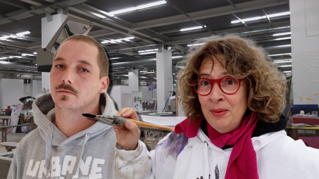 Frierende Laternenmaler in der Messehalle: «Es ist schlicht und einfach zu kalt»